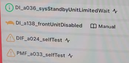 Tesla "Front motor disabled" alert clear