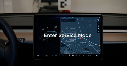 Tesla Diagnosis via Service Mode