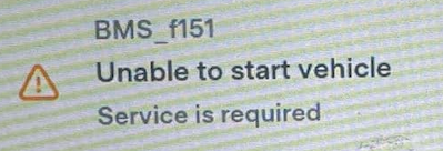 Tesla "BMS_w151 Vehicle may not restart" (BMS_f151, BMS_a151)