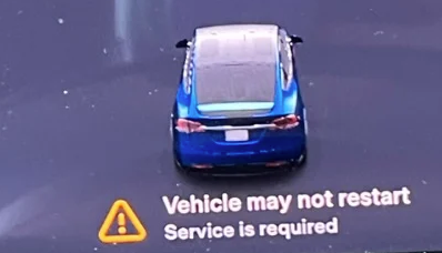Tesla "BMS_w172 Vehicle may not restart" Alert